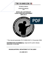 Modular Lightweight Load-Carrying Equipment (Molle) Ii: Technical Manual Operator'S Manual FOR