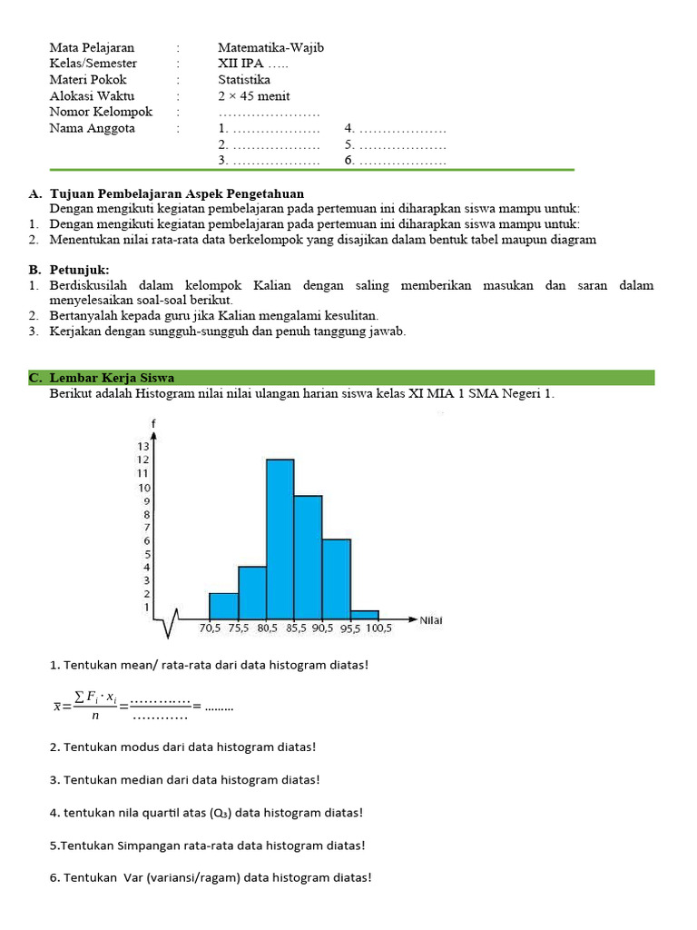 LKPD Histogram | PDF image.