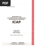 Fundamentos del ICAP en Chile | PDF | Discapacidad intelectual | Evaluación
