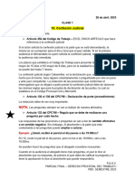 La Prueba, Recursos y Ejecución Derecho Procesal Del Trabajo