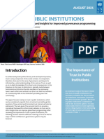 Trust in Public Institutions Policy Brief FINAL
