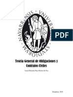 Apuntes Teoría General de Obligaciones y Contratos Lenin Diaz