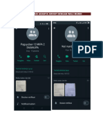 Dokumentasi Adanya Group Dengan Wali Murid