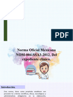 Norma Mexicana 004 SSA3 DEL EXPEDIENTE CLiNICO