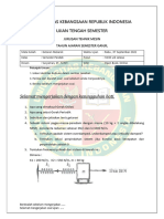 Soal UTS Mekanika Fliuda Semester Pendek 2022