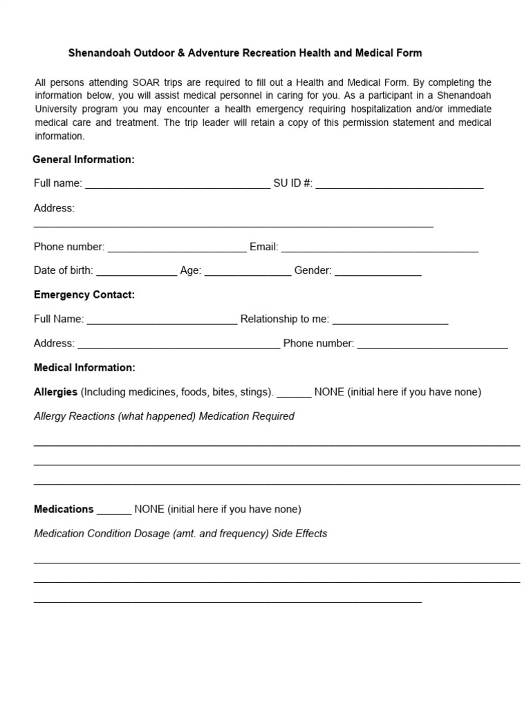 Soar Medical Summary Report Example