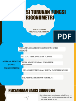 Aplikasi Turunan Fungsi Trigonometri