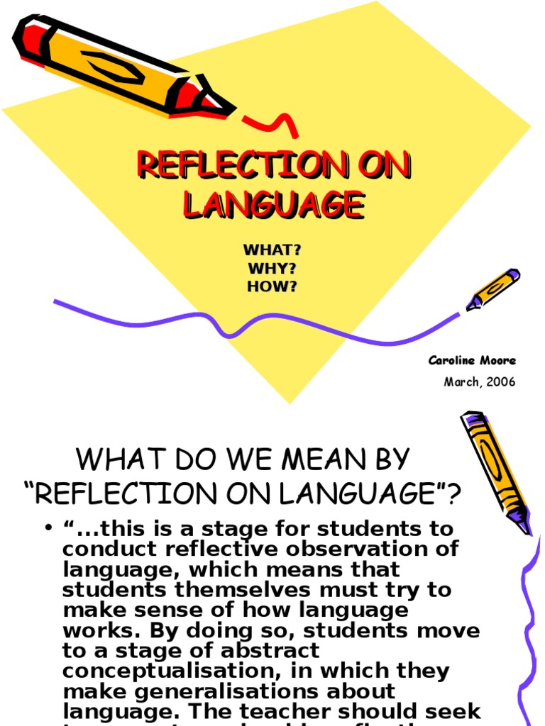03 Reflection On Language | PDF | Cognition | Cognitive Science