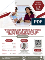 Flyer - Evaluacion Del Interes Superior - 2 Edicion 1