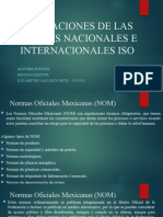 Aplicaciones Nom NMX Iso