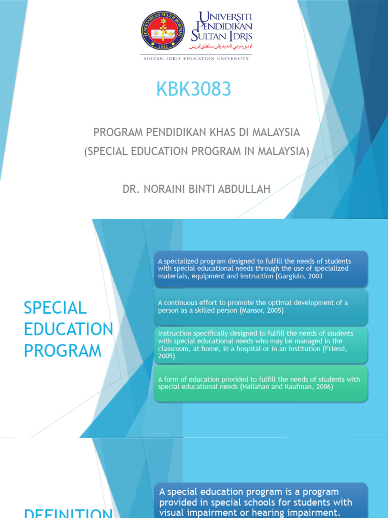 Special Education Programs in Malaysia | PDF | Special Education | Dyslexia