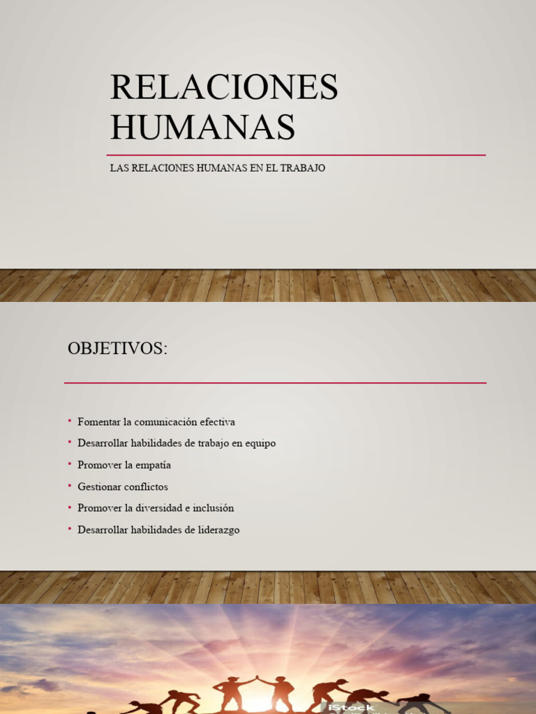 Relaciones Humanas en Le Trabajo 1 | PDF | Liderazgo | Cognición