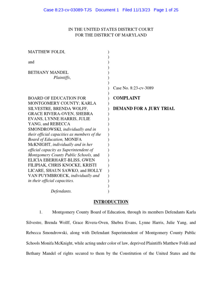 Filed Mcps PDF Legal Remedy Lawsuit