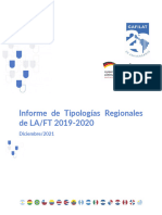 Informe de Tipologías Regionales de LA 2019-2020
