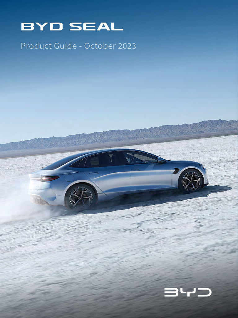 Byd Seal Product Guide Pdf Heat Pump Electric Vehicle
