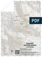 Peta Jalur Pendakian Gunung Wayang Windu