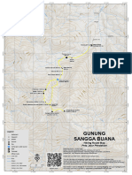 Peta Jalur Pendakian Gunung Sangga Buana