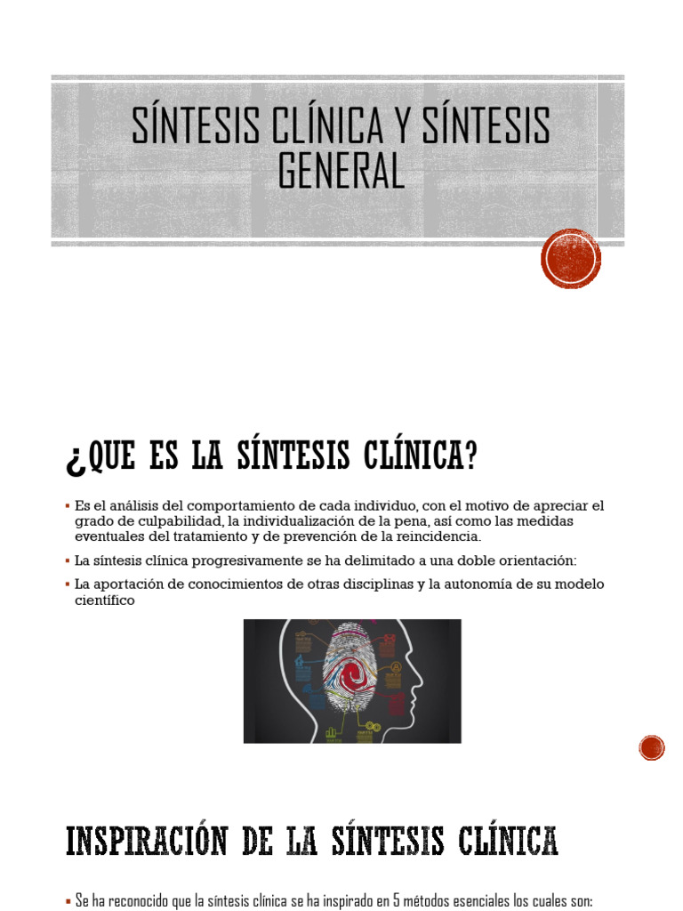 Síntesis clínica y Síntesis general | PDF | Criminología | Crímenes