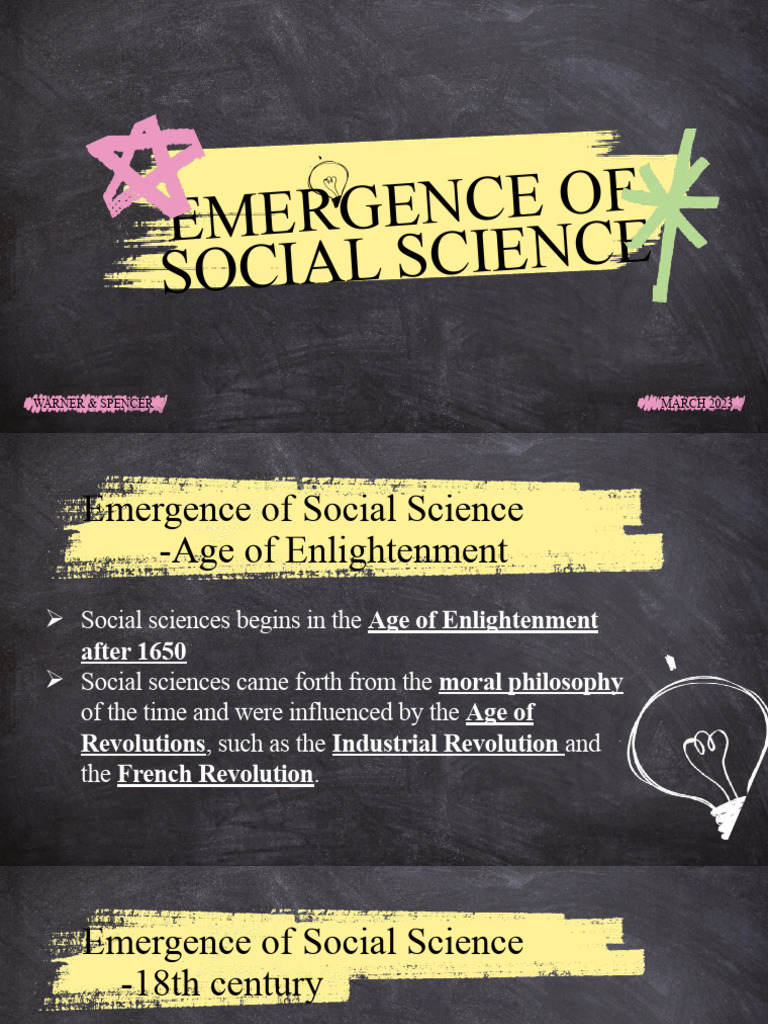 Emergence of Social Science Disciplines | PDF | Social Sciences | Science