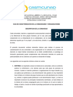 CARACTERIZACION CASMCUNAD Informe