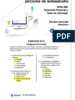 Desarrollo Personal y Taller de Liderazgo 10