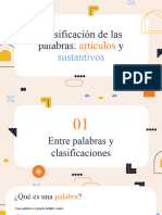 Determinantes y Sustantivos