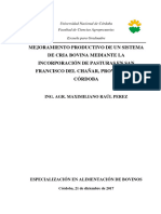 Pérez, M.R. Mejoramiento Productivo de Un Sistema de Cría Bovina..