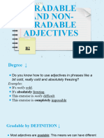 Gradable and Non-Gradable Adjectives