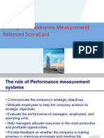 Strategic Performance Measurement Balanced Scorecard
