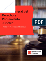 Teoría General Del Derecho y Pensamiento Jurídico