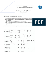 Clase 65 Ejercicios de Continuidad en Un Intervalo