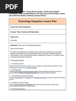 Technology Integration Lesson Plan