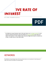 Effective Rate of Interest