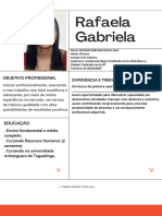 Rafaela Gabriela: Objetivo Profissional