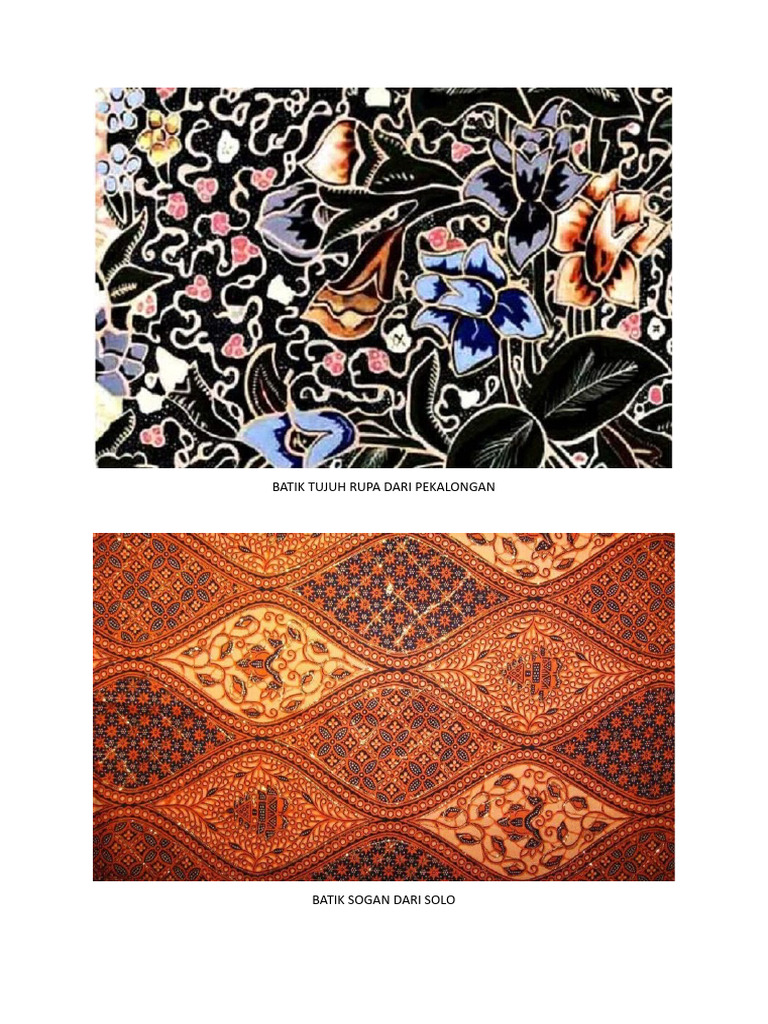 Batik Tujuh Rupa Pekalongan | PDF