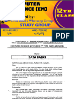 12th Class Computer Science (EM) Notes by Compiled by Urdu Books Punjab Board 2022 Download LQ