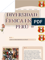 Diversidad Etnica en El Peru 3° C