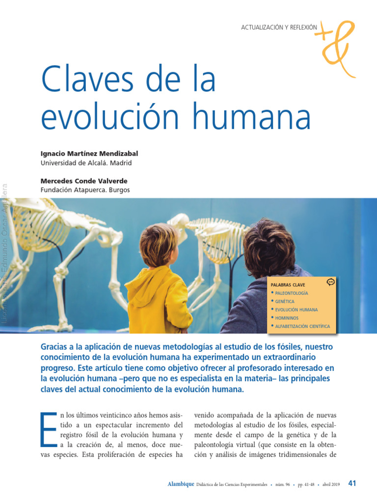 Claves de la Evolución Humana | PDF | Homo | neanderthal