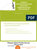 15.konsep Perencanaan Dan Evaluasi Pemberdayaan Masyarakat