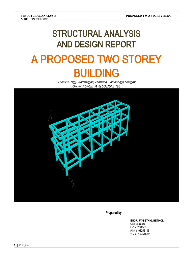 System Analysis And Design Report Example