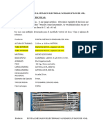 Especificaciones Tecnicas de PuntalesDE 4ML ELECTROGALVANIZADO LIVIANO
