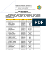 Surat Rekomendasi Peserta Voli