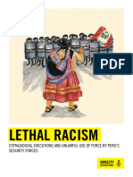 Perú - Racismo Letal