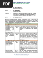 3rd Quarter Accomplishment Report