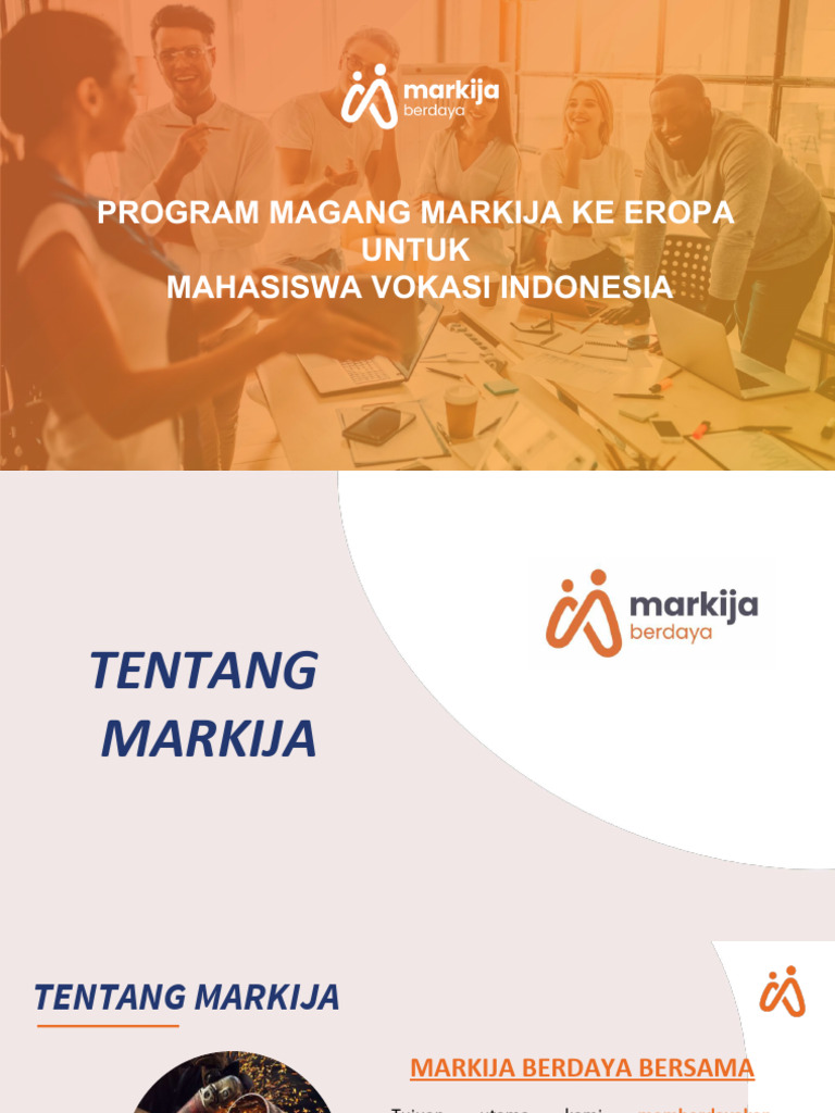 Magang Markija untuk Mahasiswa Vokasi | PDF
