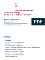 Lecture 1 - Slender Column - ZHAO OU