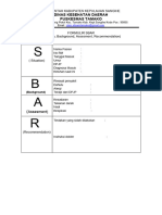 5.3.2.3 Sbar Rujukan Darurat