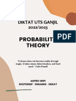 Probability Theory - UTS Ganjil 2022