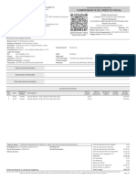 Comprobante de CR Édito Fiscal: Distribuidora Tecana, S.A DE C.V