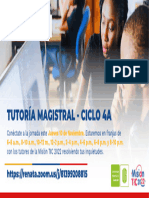 2A. Tutorías Magistrales C4A - 10nov